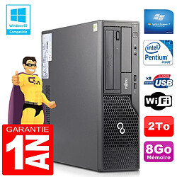 PC Fujitsu Esprimo E500 E85+ SFF Intel G640 RAM 8Go Disque 2 To Wifi W7 - Occasion