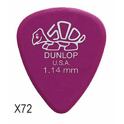 41R114 Delrin très dur 1.14mm Sachet de 72 Dunlop 