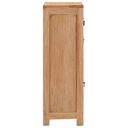 Avis vidaXL Buffet 50x30x90 cm bois de teck massif