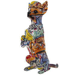 Figurine Décorative Alexandra House Living Multicouleur Plastique Chien 16 x 13 x 30 cm