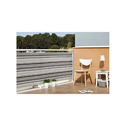 CATRAL Brise-vue en mailles pour balcon - 0,9 x 3m - Gris / Blanc