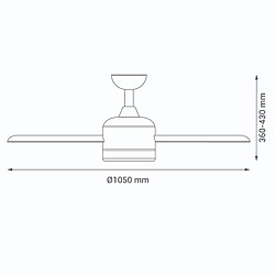 Avis SULION Ventilateur de plafond AC