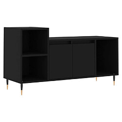 Maison Chic Meuble TV scandinave - Banc TV pour salon Noir 100x35x55 cm Bois d'ingénierie -MN48404