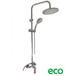 Rav Colonne de douche NIL en laiton métal gris poli H. 116 cm 