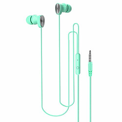 Avis Macaron Couleur Filaire Casque Stéréo In-Ear Sport Casque Compatible Pour Android Iphone Huawei Bleu