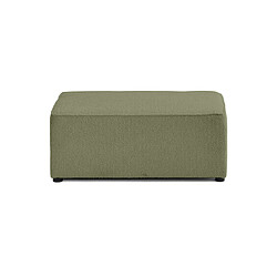 Bestmobilier Topaze - pouf - en tissu bouclette pas cher