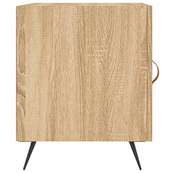 Acheter vidaXL Table de chevet chêne sonoma 40x40x50 cm bois d’ingénierie