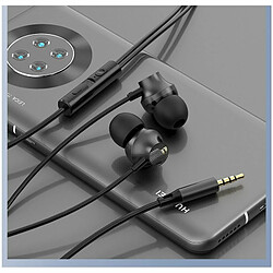 Avis 3.5Mm Intra-Auriculaire Filaire Écouteur Cuivre Pilote Hifi Subwoofer Musique Casque Confortable Sport Casque Argent