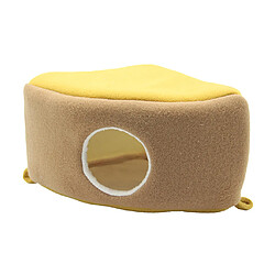 Hamac de Hamster forme en Gâteau en Polaire Coussin Lit Couchage pour Petit Animal hamac hamster