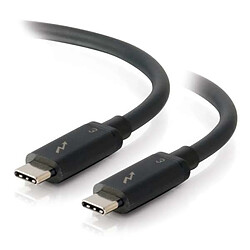 Cables To Go C2G 2 m Thunderbolt 3 Noir 20 Gbit/s