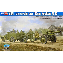 Hobby Boss Maquette Camion M3a1 Late Version Tow 122mm Howitzer M-30