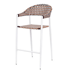 BigBuy Home Tabouret Nadia Blanc 56 x 59,5 x 112 cm