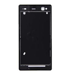 Wewoo Pour Sony Xperia C3 Noir pièce détachée Remplacement du boîtier avant avec autocollant adhésif