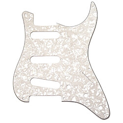 4-Ply White Pearl 11-Hole Stratocaster Pickguard Fender