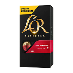 Dosettes café L'OR L'OR Espresso splendente x 10