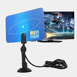 Universal Digital Indoor HD TV HDTV DTV VHF UHF PC NB Antenne à gain élevé Flat 1080p 