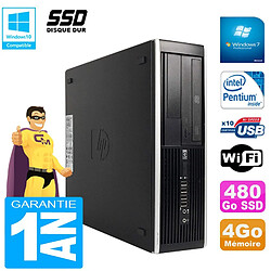 PC HP Compaq Pro 6300 SFF G630 RAM 4Go Disque 480Go SSD Graveur DVD Wifi W7 - Occasion