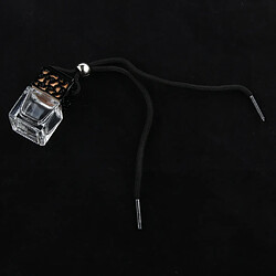 Acheter Charme Pendentif De Bouteille De Parfum En Verre Vide Pour Voiture Suspendue Decor Square