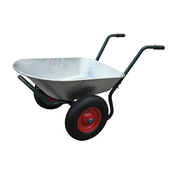 vidaXL Brouette Jardinage 2 Roues 80 L