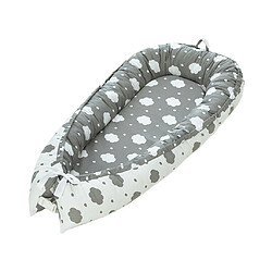 Lit De Voyage Pliable En Coton Coton Pour Bébé, Couchette Pour Berceau B Crown_White