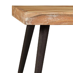 Avis vidaXL Table basse Bois de manguier massif 90x55x36 cm