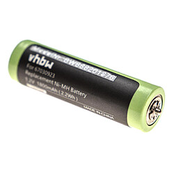 vhbw batterie compatible avec Braun 150, 195s, 3000, 3000BT, 300BT, 3010BT, 3010s, 3020 rasoir tondeuse à cheveux (1800mAh, 1,2V, NiMH)