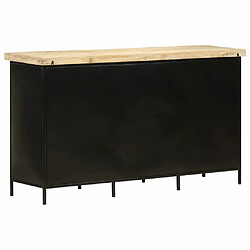 Maison Chic Buffet,Meuble de Rangement,commode pour salon,Cuisine 140x38x76 cm Bois de manguier brut -MN47288 pas cher