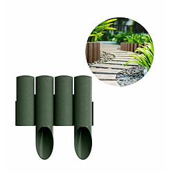 Green-split Bordure Jardin Plastique vert 23cm x 25,5 cm | Bordure Jardin | Bordures de Jardin