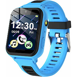 Vendos85 Montre Connectée Enfant Smartwatch bleu