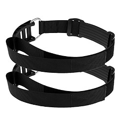 2pcs Plongée Ceinture de Bouteille Poids Sangle Avec Boucle Bandoulière de plongée support de réservoir