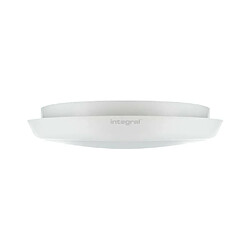 INTEGRAL LED Plafonnier / Applique Murale LED 12W 4000K 1056lm IK10 Sensor Blanc Mat IP54