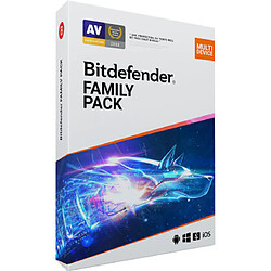 Bitdefender Family Pack 2021 - Licence 1 an - 15 appareils 