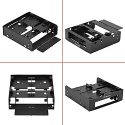 CABLING® Cadre de Montage 5,25"" pour 2 x 2,5"" HDD/SSD + 1 x 3.5""HDD. Vis Inclus.