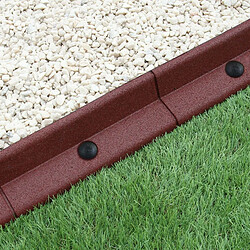 Monstershop Bordures de Pelouse Flexibles 1.2m Terracotta x 26