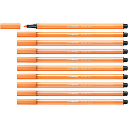 STABILO Stylo feutre Pen 68, orange fluo () 