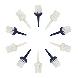 Paquet De 10pcs Tees De Golf Brosse Formation De Conducteur 52mm Aides De Golfeur Outils Fournitures Tees de brosse de golf