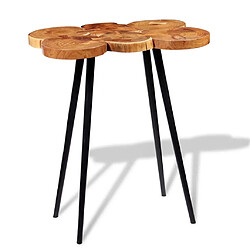 vidaXL Table de bar Bois d'acacia massif 90x60x110 cm