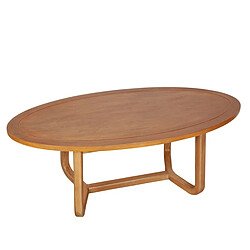 Table Basse Romimex Naturel bois de teck 120 x 45 x 60 cm