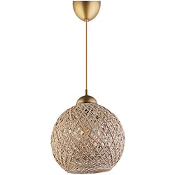 Hanah Home Suspension boule en jute Carmen. Suspension boule en jute Carmen