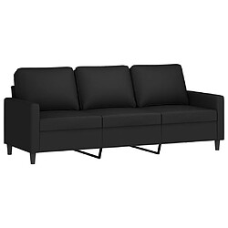 Avis vidaXL Ensemble de canapés 2 pcs avec coussins Noir Velours