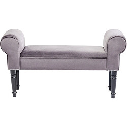 Karedesign Banc Wing velours gris Kare Design