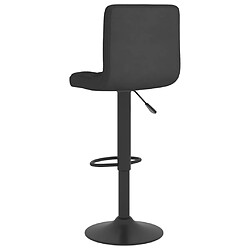 Acheter vidaXL Tabouret de bar Noir Tissu