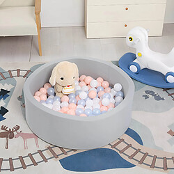 Mobili Rebecca Jeu Piscine à Boules pour Enfants Rebecca Mobili Sinsan À partir de 12 mois Éponge Plastique Gris 28x90x90