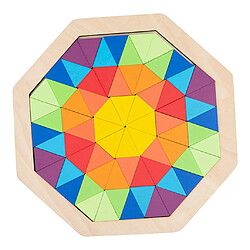 Puzzle En Bois Coloré Jouets éducatifs Montessori Tangram Pour Les Enfants 3-6 E