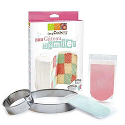 Scrapcooking Kit gâteau damier