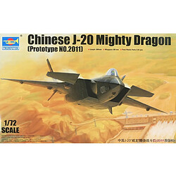 Trumpeter Maquette avion : Chinese J-20 Mighty Dragon (prototype n°2011) 