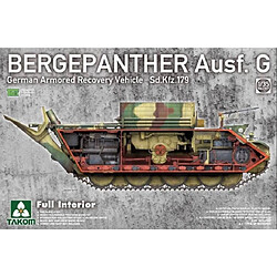 Takom Maquette Char Bergepanther Ausf.g German Armored Recovery Vehicle Sd.kfz.179 W/full Interior 