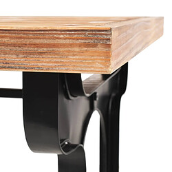 Acheter vidaXL Table à manger dessus en bois de sapin massif 122x65x82 cm