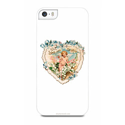 Muvit Coque Blanche Ange Coeur Apple Iphone 5/5s/se