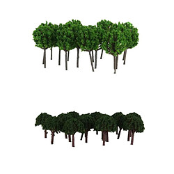 Arbres Modèles en Plastique Echelle 1: 300